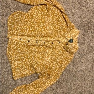 Floral Cropped Buttondown